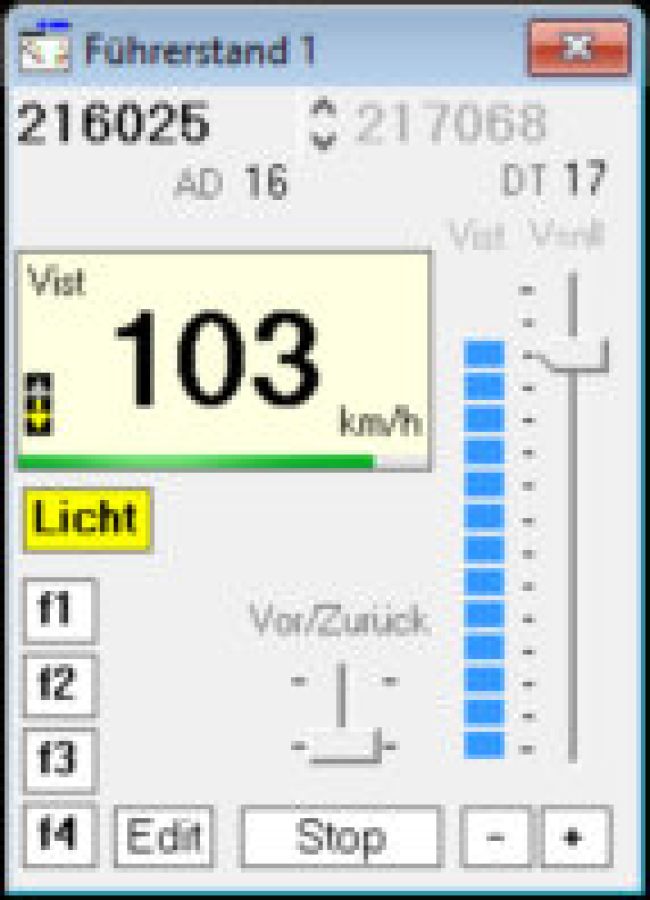 Bis zu 4 Führerstände