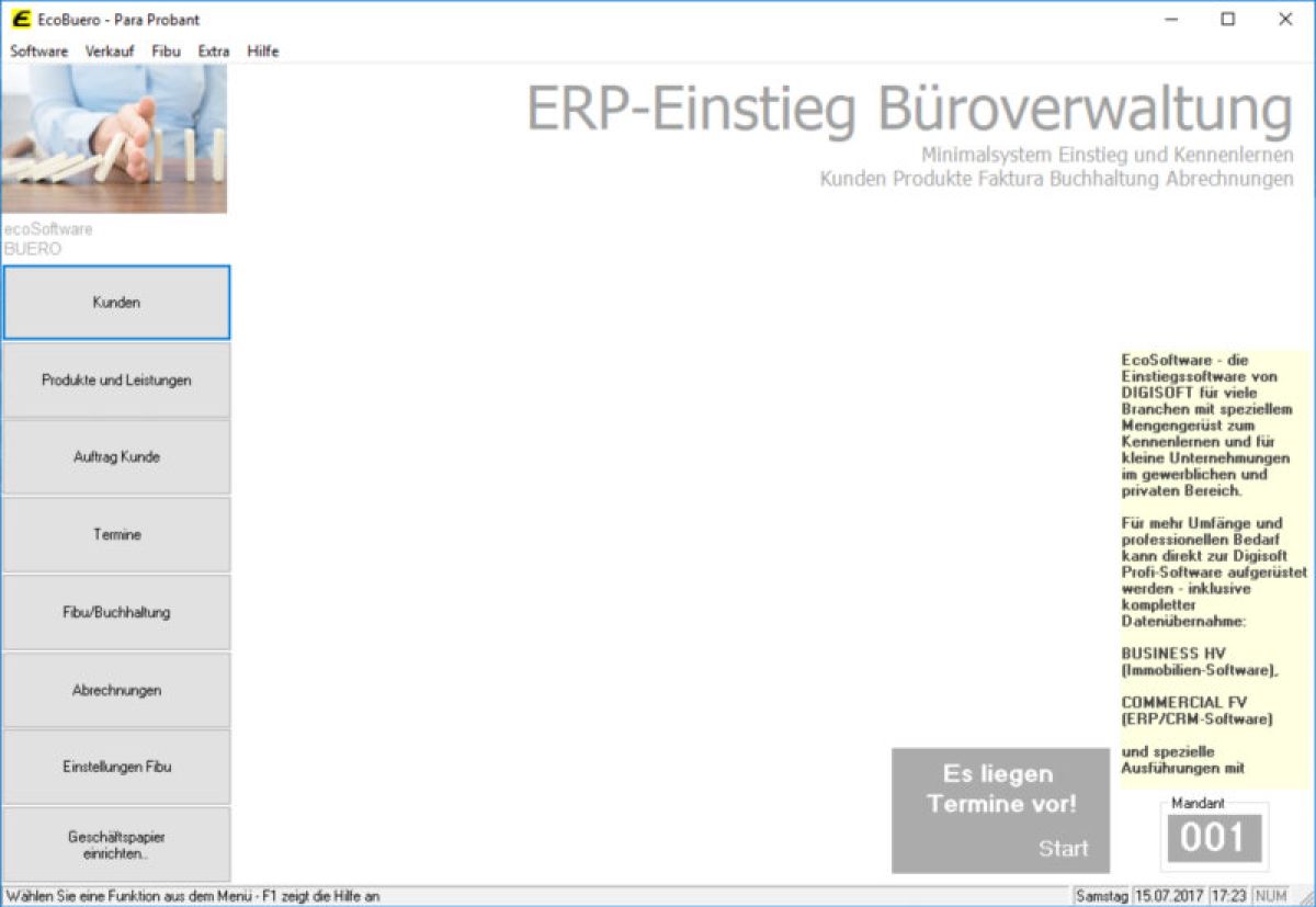 ecoBuero Software
